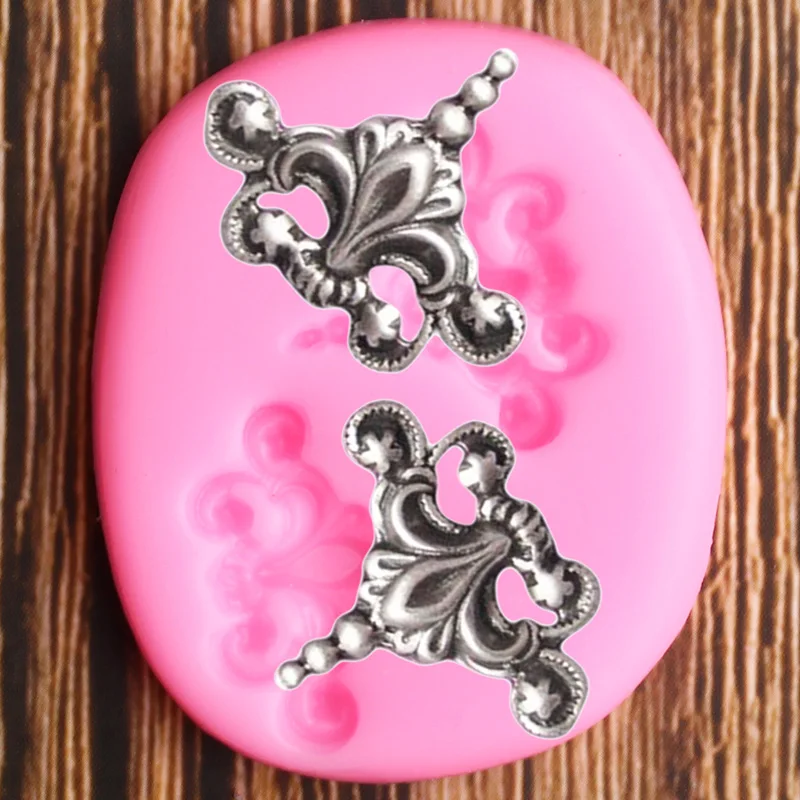 Scroll Leaves Cake Border Silicone Mold Relief Cupcake Topper Fondant Cake Decorating Tools Candy Clay Chocolate Gumpaste Moulds