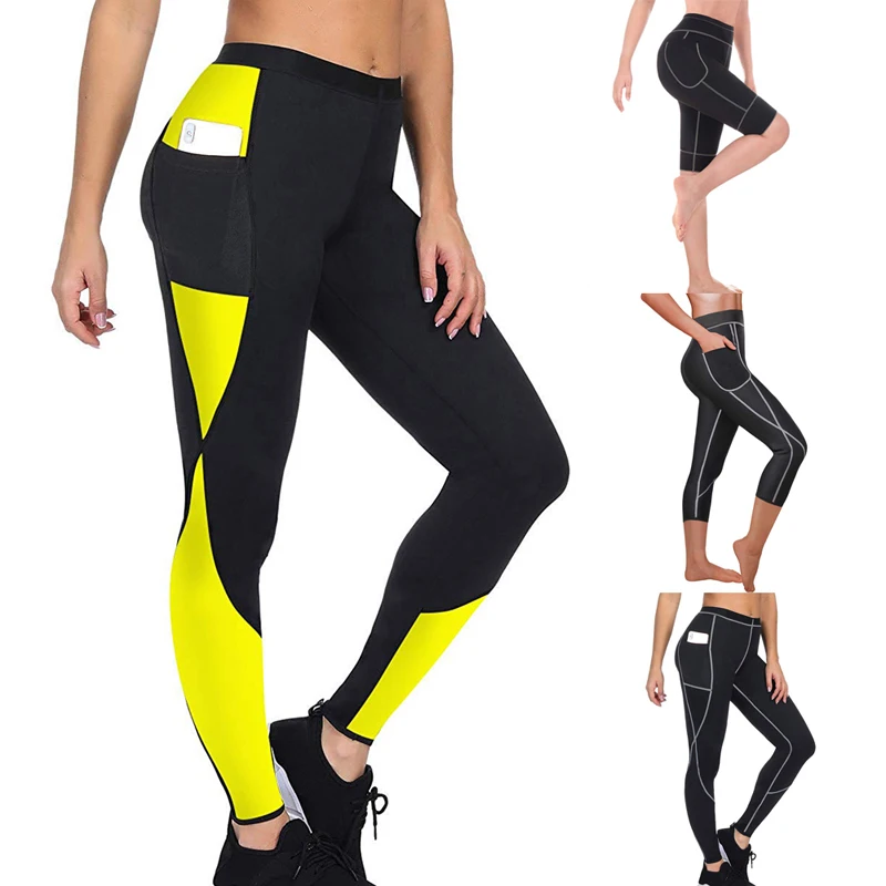 Vertvie, сауна, утягивающие штаны для похудения, для женщин, для спортзала, для бега, для тела, шейпер, с боковыми карманами, термо пот, леггинсы для фитнеса размера плюс, 3XL