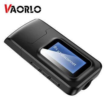 

5.0 Bluetooth Adapter Wireless LCD Display USB Bluetooth Receiver Music Audio Transmitter for PC TV Car 3.5mm AUX Adaptador