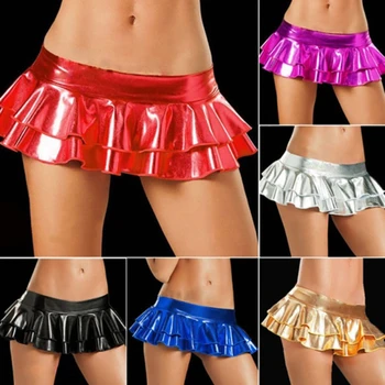 

Woman Cake Skirt Multicolor Solid Color Simple Fashion Dance Skirts European American High Quality Skirts