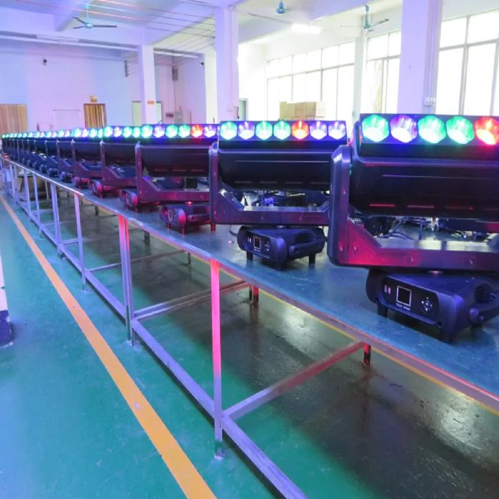7*40 Вт лампы размытого света led диско прожектор с зумом для сцены движущаяся головка pro RGBW DMX управление led профессиональная движущаяся головка zoom wash effect mowin