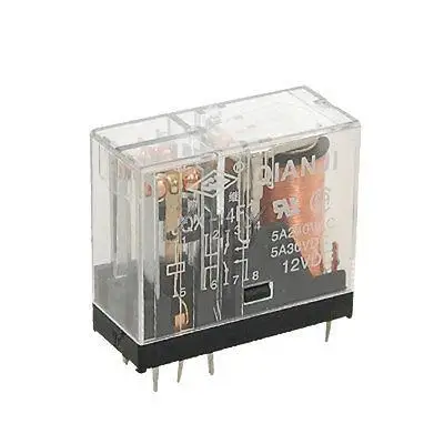 

JQX-14FC G2R-2 DPDT 8 Pin Power Relay 12V DC Coil 5A 240V AC 30V DC Kohqj