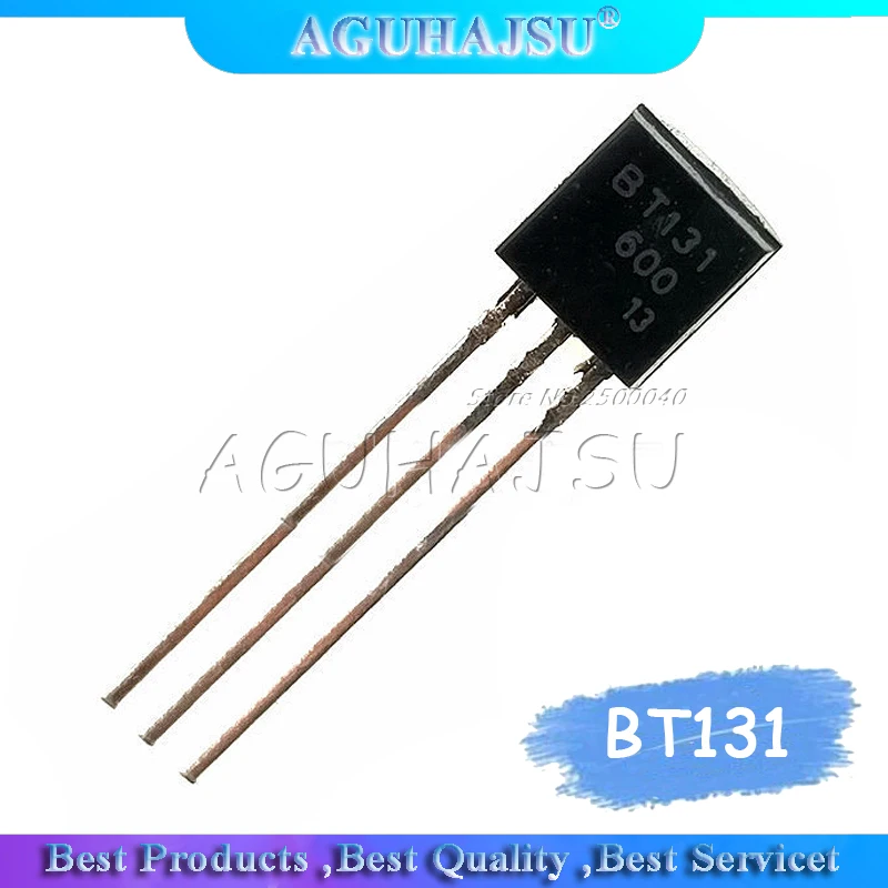 50 шт. BT131-600 BT131 TO-92 Triacs 600V 1A Новый оригинал | Электронные компоненты и