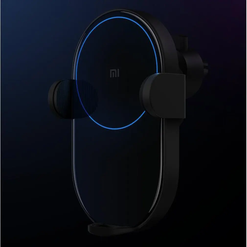 Оригинальное беспроводное автомобильное зарядное устройство Xiaomi Mi 20 Вт Max Qi WCJ02ZM с интеллектуальным инфракрасным датчиком Быстрая зарядка Автомобильный держатель для телефона