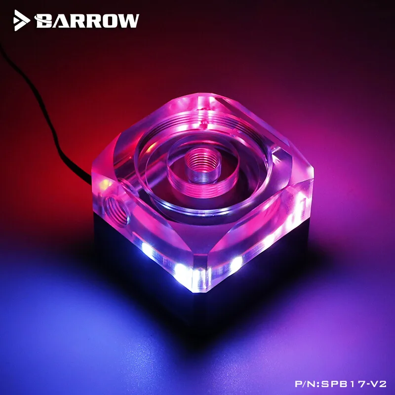 Barrow SPB17 V2 LRC2.0 RGB водяной охлаждающий насос для распределительной платы воды 17 Вт