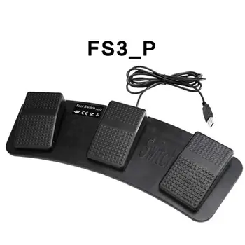 

USB three-position plastic foot switch FS3 Gaming ultrasound machine tool accessories pedal cable 2m