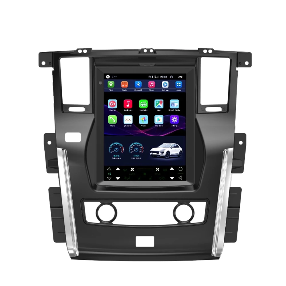 Автомобильное радио 9 7 &quotв стиле Tesla android 10 0 GPS для NISSAN патруль 2010 навигация