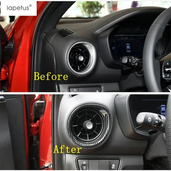 

Lapetus Accessories Fit For Kia Forte / Cerato / K3 2019 2020 ABS Front Air Conditioning AC Vent Outlet Ring Molding Cover Kit