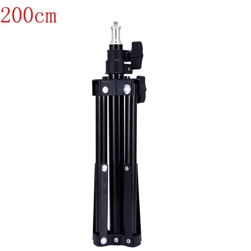 MAMEN Dimmable 300 светодиодный светильник для фотосъемки, лампа для фото и видео, светильник на камеру, студийный кольцевой светильник для телефона на Youtube, прямая трансляция - Цвет: 200cm tripod