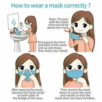 

10pcs Outdoor Cycling Anti-Dust PM2.5 Disposable Masks Windproof Waterproof Anti Pollution Mouth Mask Respirator