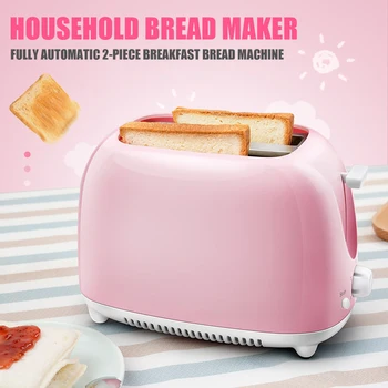 

Easy to Clean Nonstick Sandwich Maker 2 Slice Wide Slot Toaster Home Automatic Breakfast Machine S7