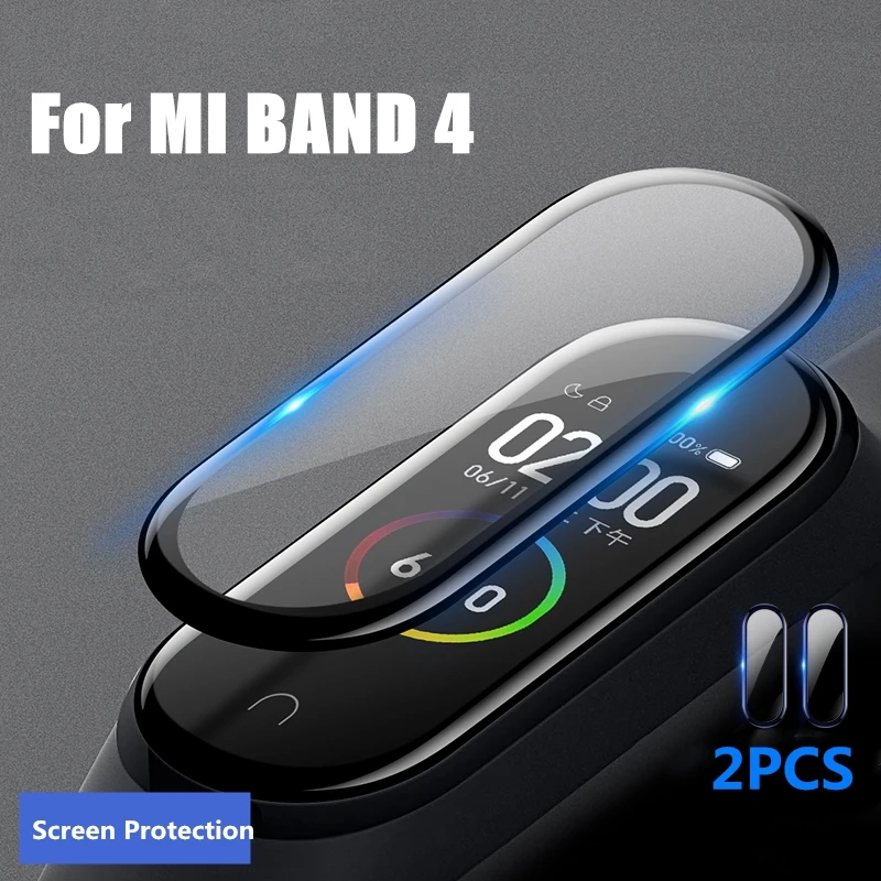 Защитная пленка для ремешка Mi Band 4 Взрывозащищенная/устойчивая к царапинам из