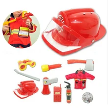 Горячая Косплей Пожарный костюм для детей пожарный полицейский инженер костюмы на Хэллоуин и Рождество праздничная одежда игрушка