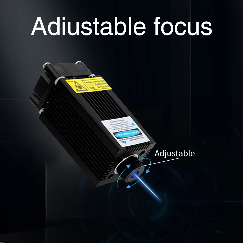 Creality 3D Printing Part Laser Module 12-24V Engraving Laser Head Kits Magnetic Design with Focusing for Ender-3 /5 3D Printers