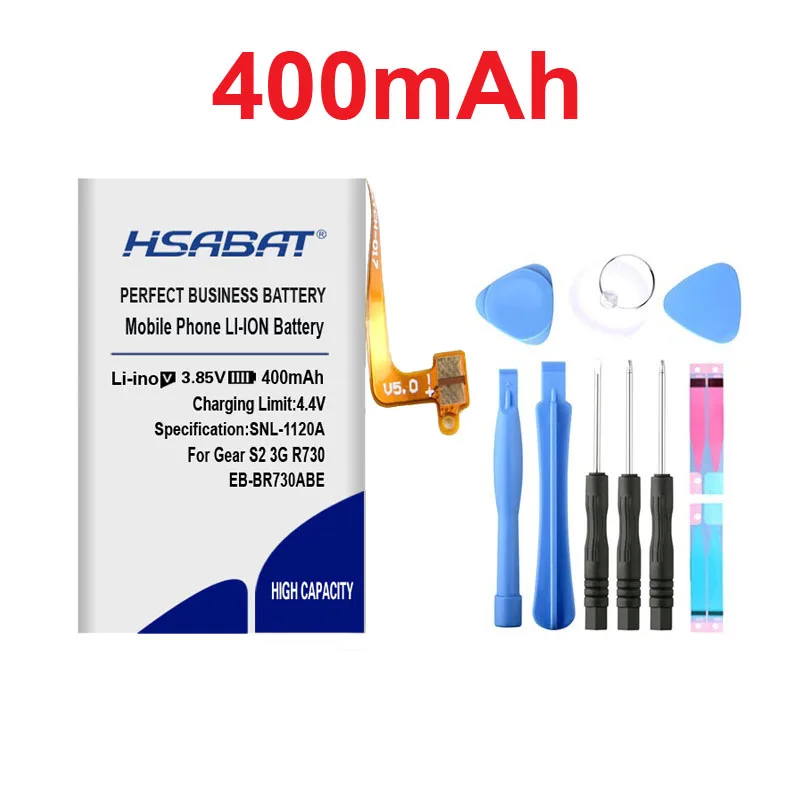 HSABAT 400 мА/ч, EB-BR730ABE Батарея для samsung Шестерни S2 3g R730 SM-R730A SM-R730V R600 R730S R730T