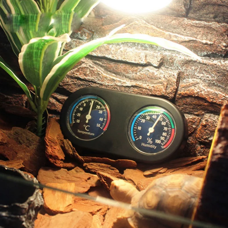 Термометр гигрометр контроль температуры продукт рептилий домашних животных аквариум встроенный мини Тип Электронный рептилий цифровой дисплей