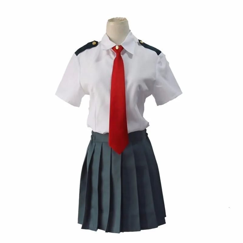 Female Костюм для косплея героя мультфильма «Мой герой» мидория изуку; Boku No Hero Academy OCHACO URARAKA AsuiTsuyu; летняя школьная форма - Цвет: Female