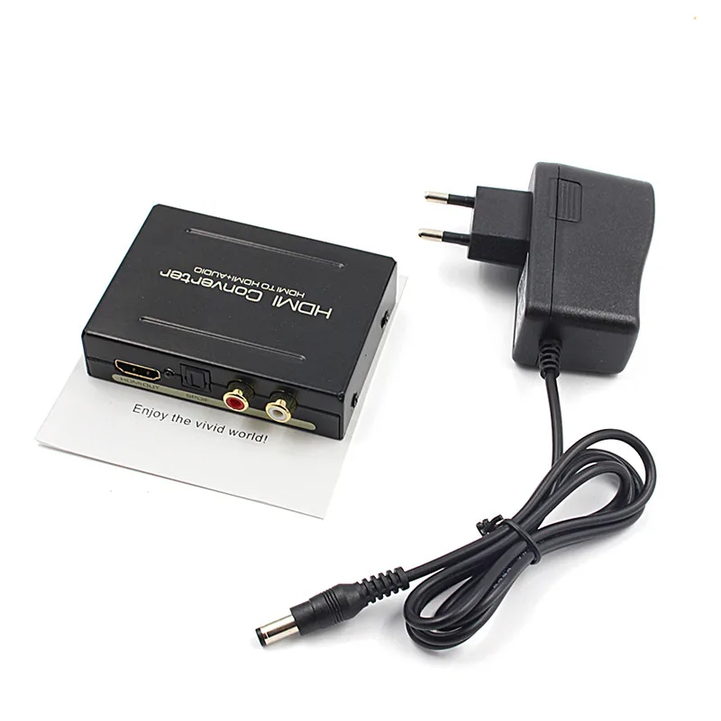 1080P HDMI к HDMI оптический+ SPDIF+ RCA L/R экстрактор конвертер аудио сплиттер