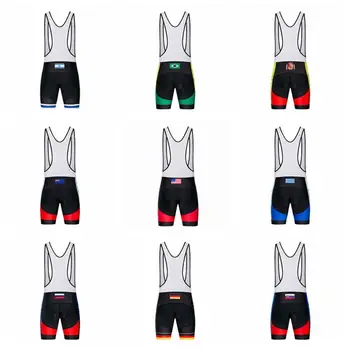 

2019 cycling bib shorts Men MTB bike Shorts Padded Mountain Road Bottom bicycle Tight underwear cycle racing Brazil Israel Us