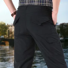 Мужские быстросохнущие походные брюки для альпинизма треккинга спортивные водонепроницаемые брюки-OPK