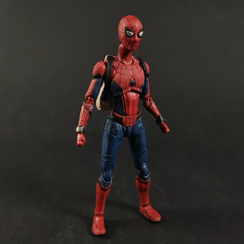 SHF Spider Man Homecoming Spiderman PVC Action Figure Toy Model da  collezione con scatola al minuto - AliExpress