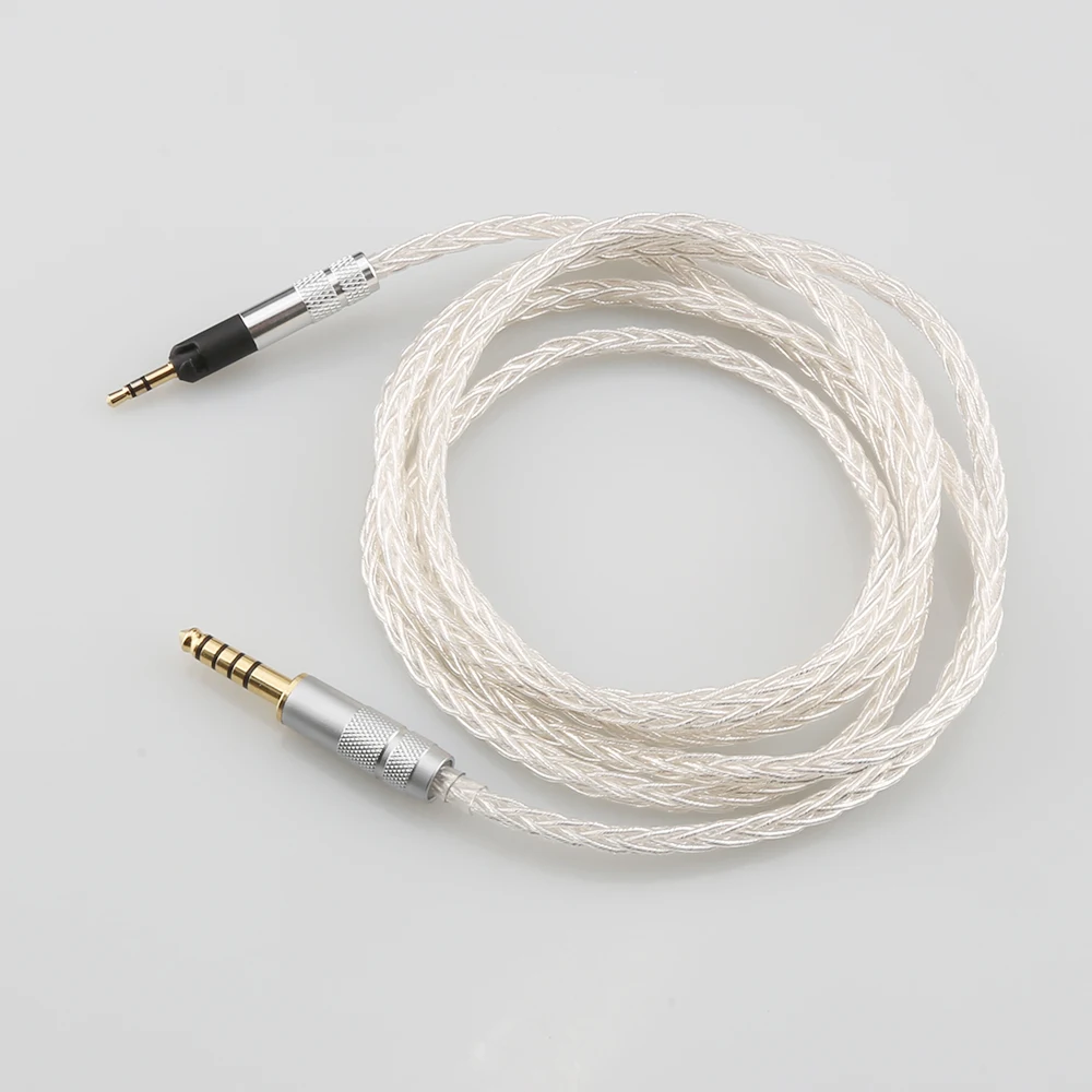 Cabo Banhado a Prata Occ Fone de Ouvido Audiocrast Hifi Core Sennheiser Hd598 Hd559 Hd569 Hd579 Hd599 Hd558 Hd518 - Image 5