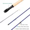 Nuevo Streamer trucha volar Rod 8'4'' 2,5 m de viaje portátil caña telescópica caña para la pesca con mosca 3/4WT de carrete de la pesca con mosca varilla Combo ► Foto 2/6