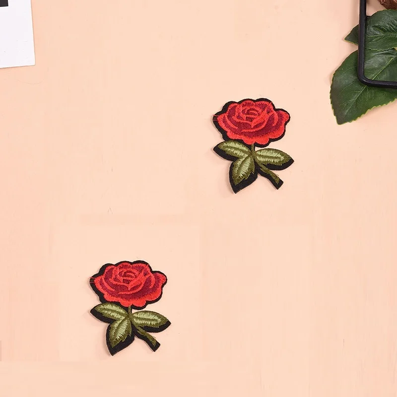3D изысканная вышивка патч ручной работы роза DIY Одежда Ткань наклейки Пальто сумка Одежда патч элегантный темперамент платье