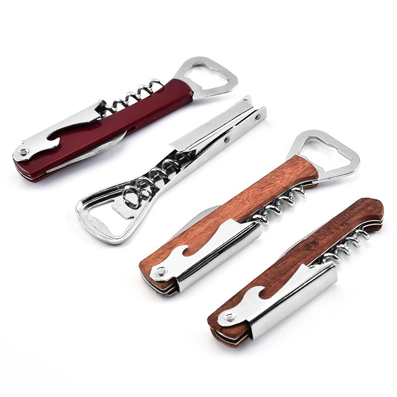 

Multifunctional Corkscrew Wine Opener With Bottle Opener and Foil Cutter
