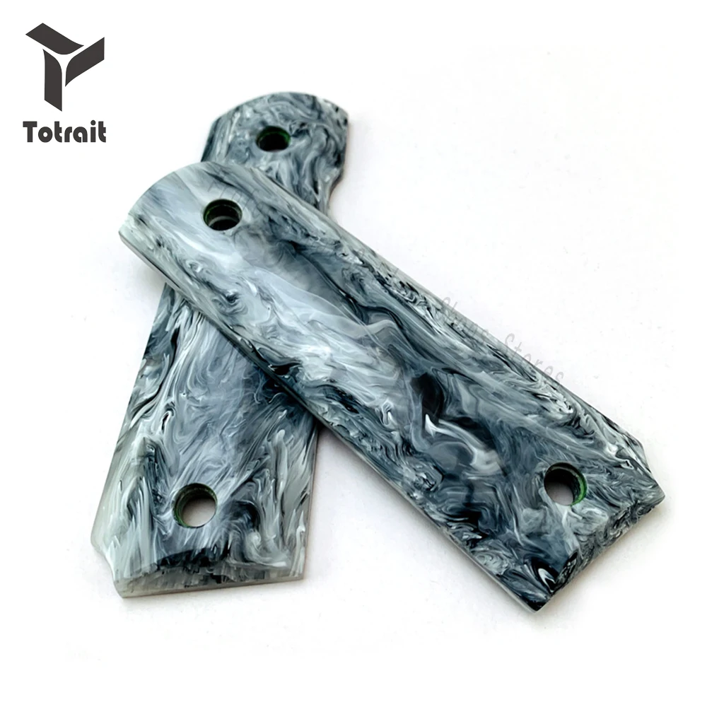 TOtrait 2 шт. Colt 1911 ручки мраморные акриловые ручки накладки пользовательские ручки CNC акриловые ручки материал 1911 аксессуары