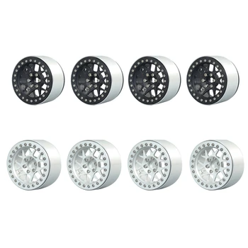 

4PCS 2.2 Beadlock Wheel Rims for 1/10 Axial SCX10 Traxxas TRX4 TRX-6
