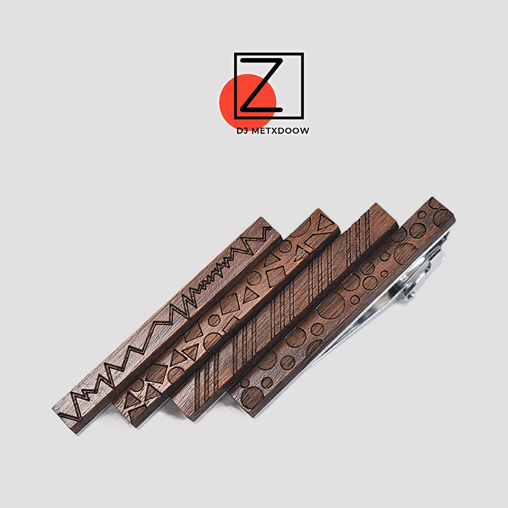Tie Clip Pin Clasp Bar Wood Metal Tie Bar, tie clips