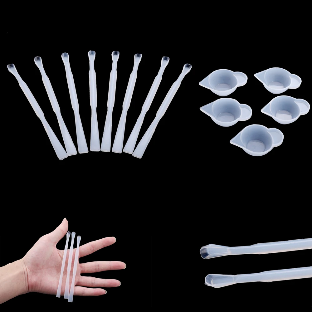 12 Pieces Silicone Stir Sticks Kit, Epoxy Resin Stirring Rod for Mixing  Resin, Paint, Liquid, DIY Craft Tools for Making Flash Cups (Mix Color)