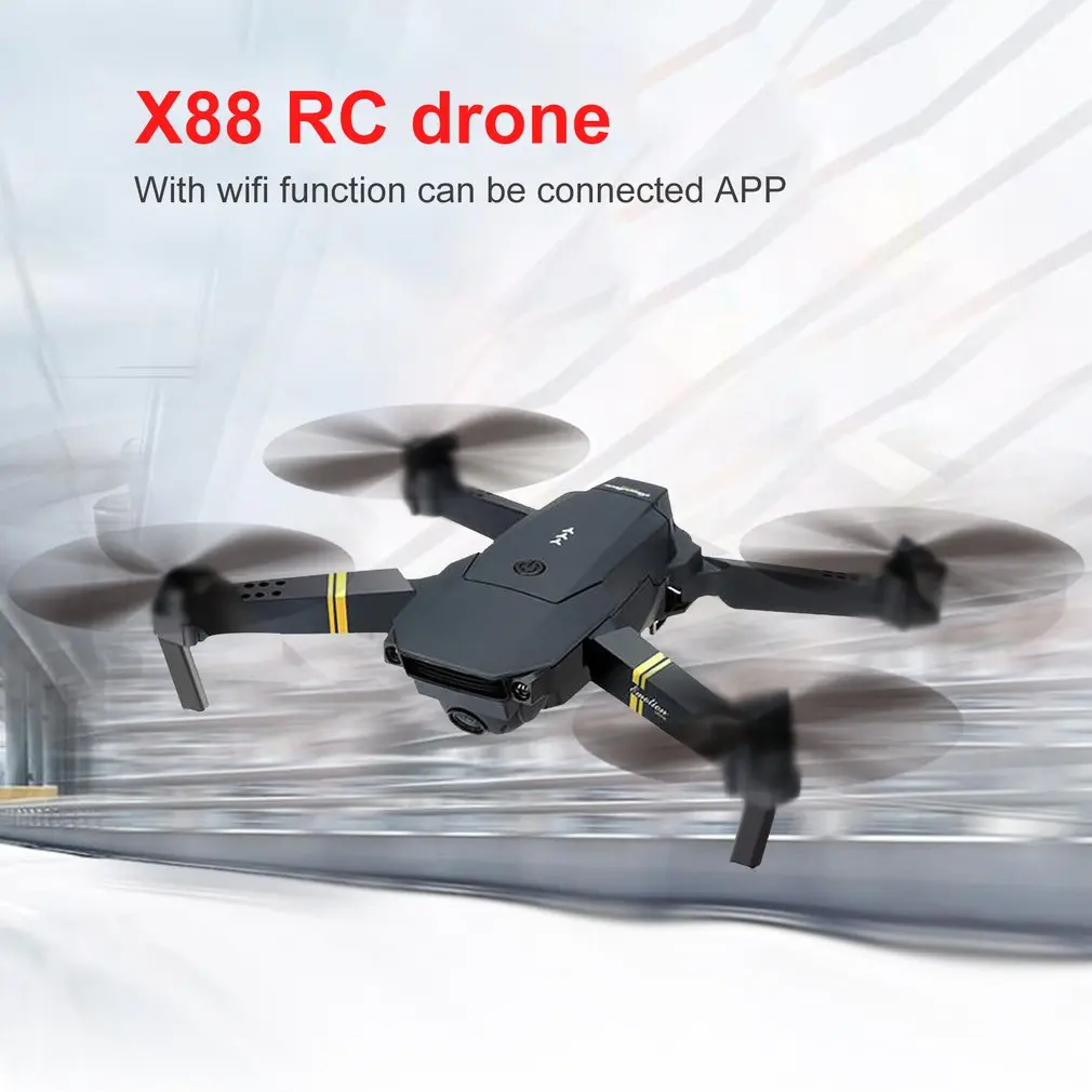 X88 Wi-Fi FPV складной Радиоуправляемый Дрон с HD камерой, удерживающий высоту Безголовый режим, Радиоуправляемый вертолет, самолет, игрушки