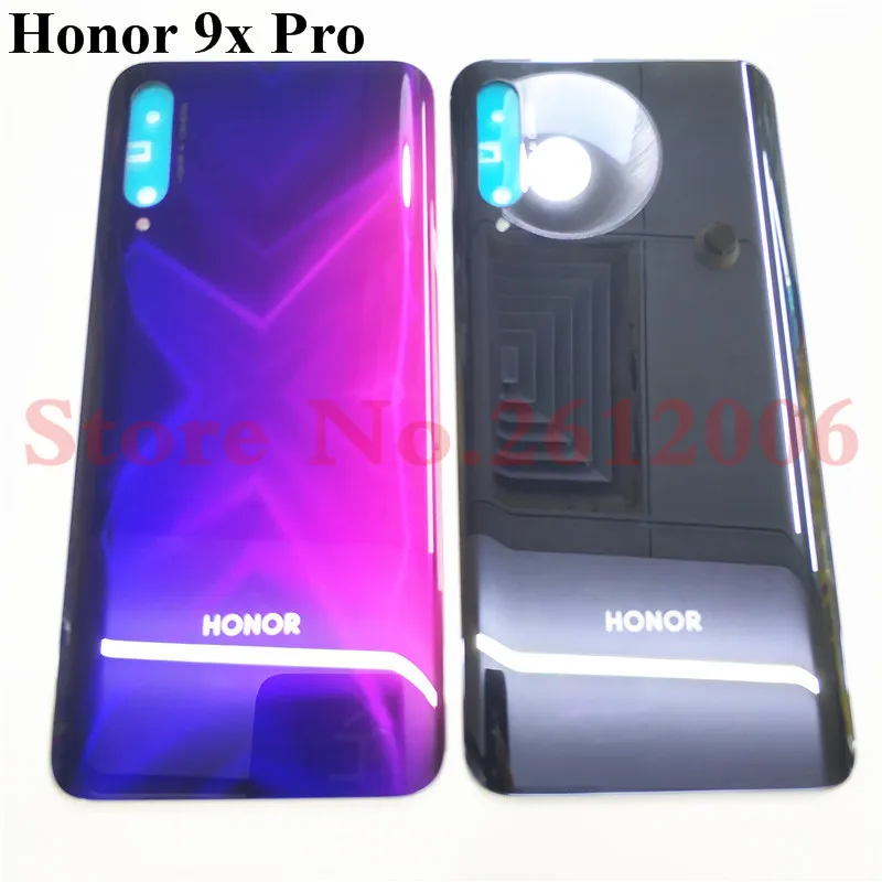 Для Huawei Honor 9X9 X Pro задняя крышка батарейного отсека задняя дверь со стеклянной панелью Корпус чехол Ремонт Запасная часть