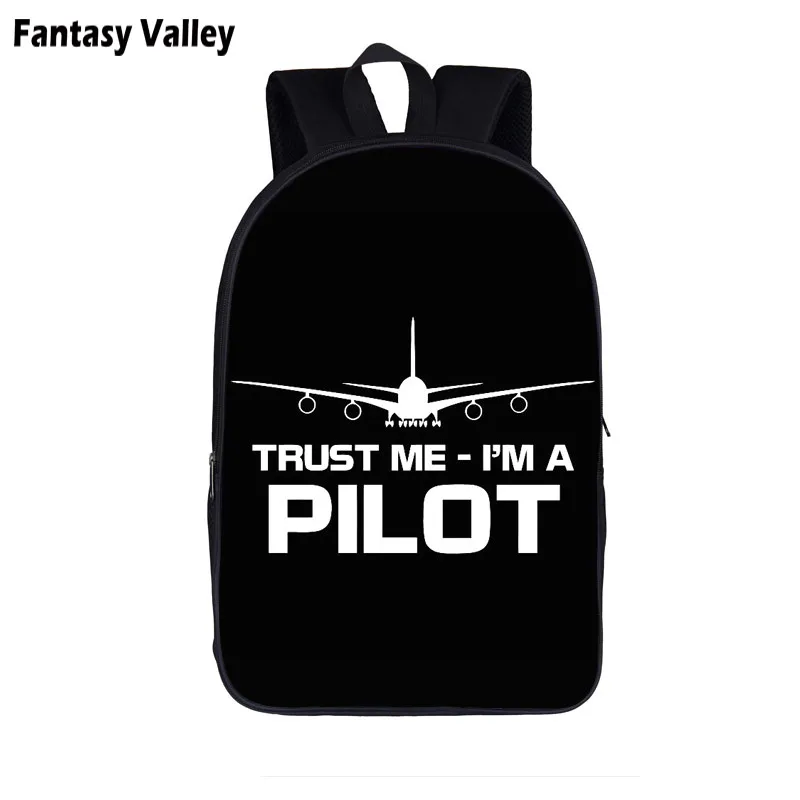Авиационный салон/I am a pilot рюкзак для подростков мальчиков и девочек детские