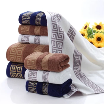 

34 * 75cm Manufacturers Wholesale Cotton Towel Household Men and Women Face Towel LOGO Gift Towel Can Be Customized 100% Cotton