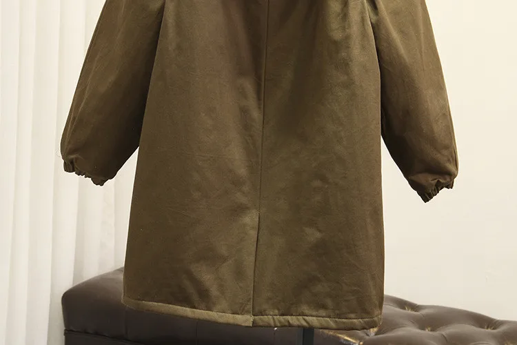 Плюс Размер 3XL-6XL осенне-зимний утепленный Тренч Женская верхняя одежда с капюшоном женские стеганые хлопковые ветровки пальто G555