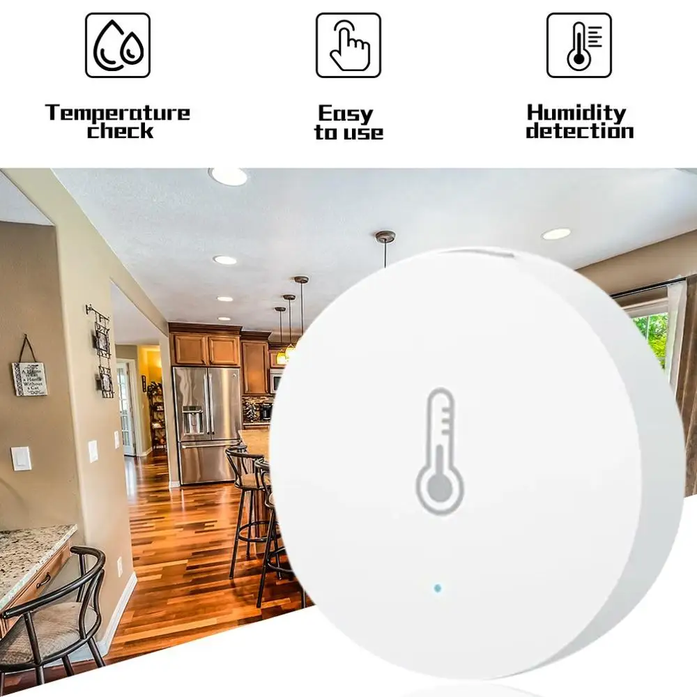 Original Xiaomi Mi Smart Temperature and Humidity Sensor Thermometer Hygrometer Measurer for Home Office Work with Android IOS