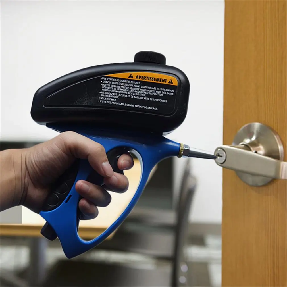 Anti-rust Sandblaster Handheld Pneumatic sand blasting machine Glass Tombstone Sprayer Sandblasting  Machine   with  Small