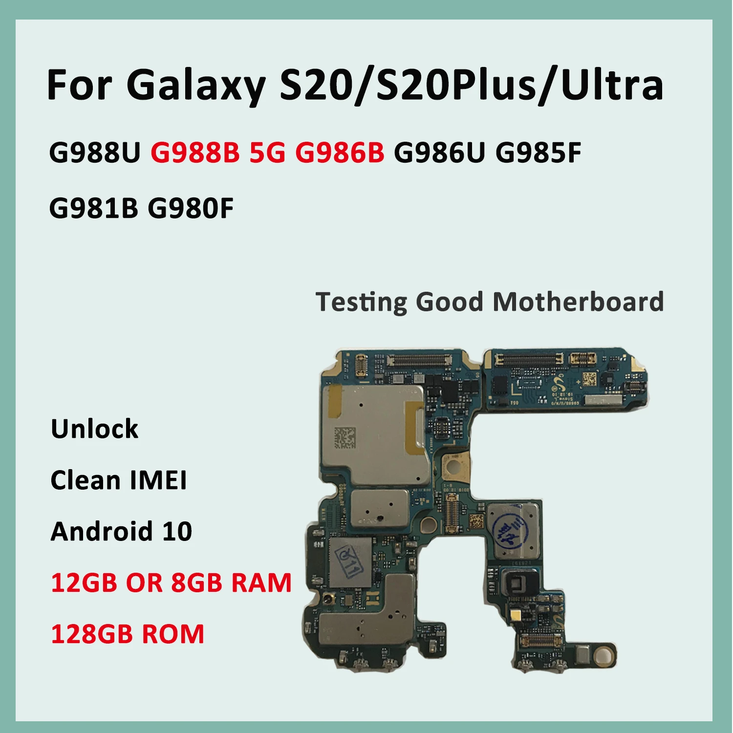 Original Motherboard Unlocked For Samsung Galaxy S G980f G981b Dual Sim S Plus 5g G986b G9b G986u1 G986u G986b G981u 4g 5g Mobile Phone Antenna Aliexpress