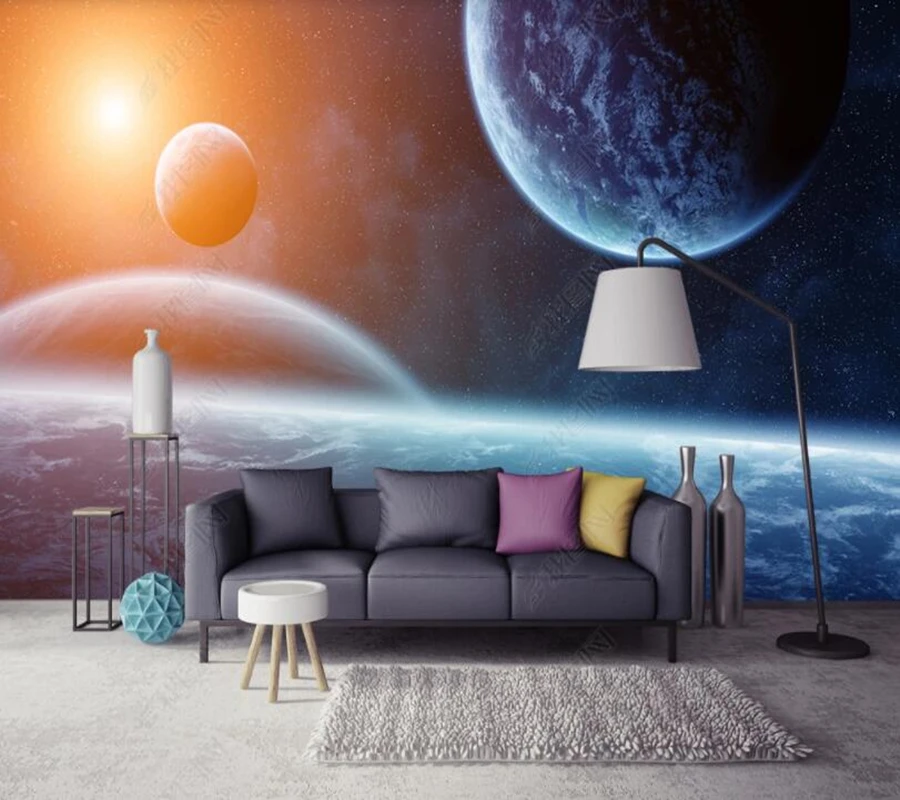 

Papel de parede fantasy universe starry sky milky way 3d wallpaper mural,living room tv wall children's bedroom wall decor