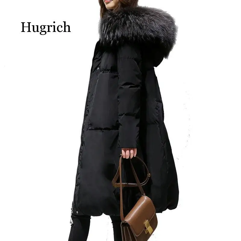 

Plus Size 6Xl 2020 Winter Women Loose Thick Warm Jacket Female Faux Fur Collar Hooded Cotton Coat Parkas Outwear