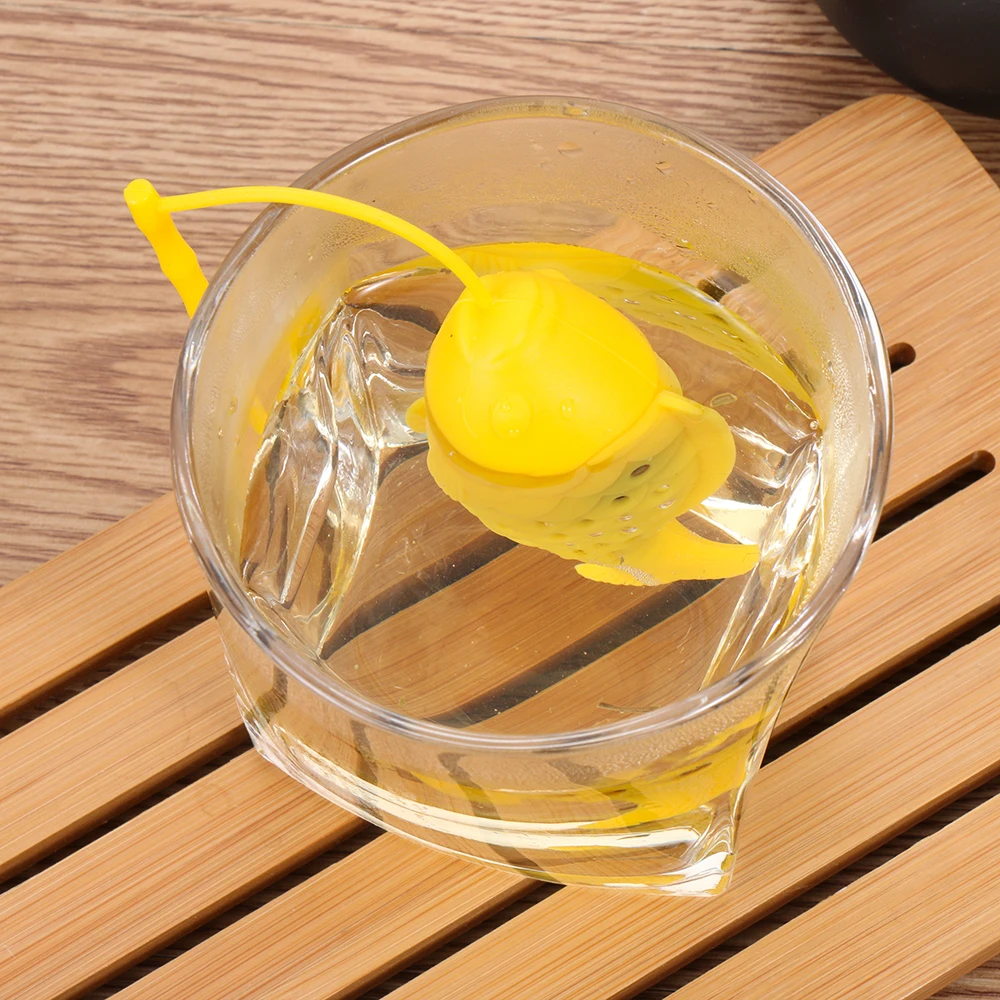 Creative Teapot-Shape Tea Infuser Strainer Silicone Tea Bag Leaf 21 H91d10f854ce24c93b9d83bf55e49b31bb