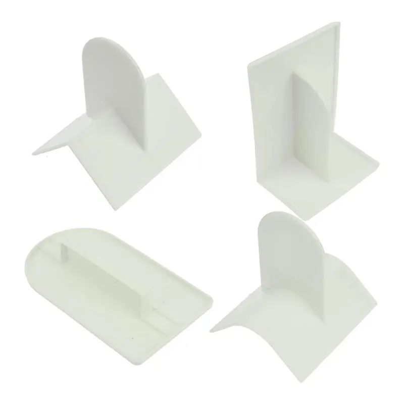 white 4 шт. DIY помадка торт глазурь более гладкая для Edger украшения торта инструменты для нанесения глазури торты скребок украшения для тортов инструменты/аксессуары 603 - Цвет: white