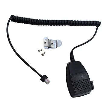 

Speaker Microphone With Screw Black Replacement Set Heavy duty Durable
