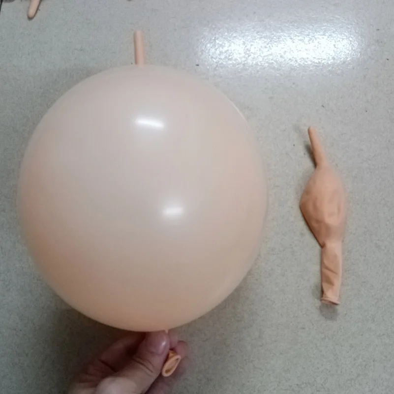 skin color latex balloons -tail balloon
