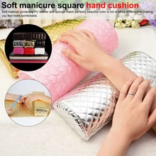 Мягкая подушечка для рук и подушек для ногтей держатель для маникюра аксессуары для ногтей искусственная кожа прямоугольная кожа