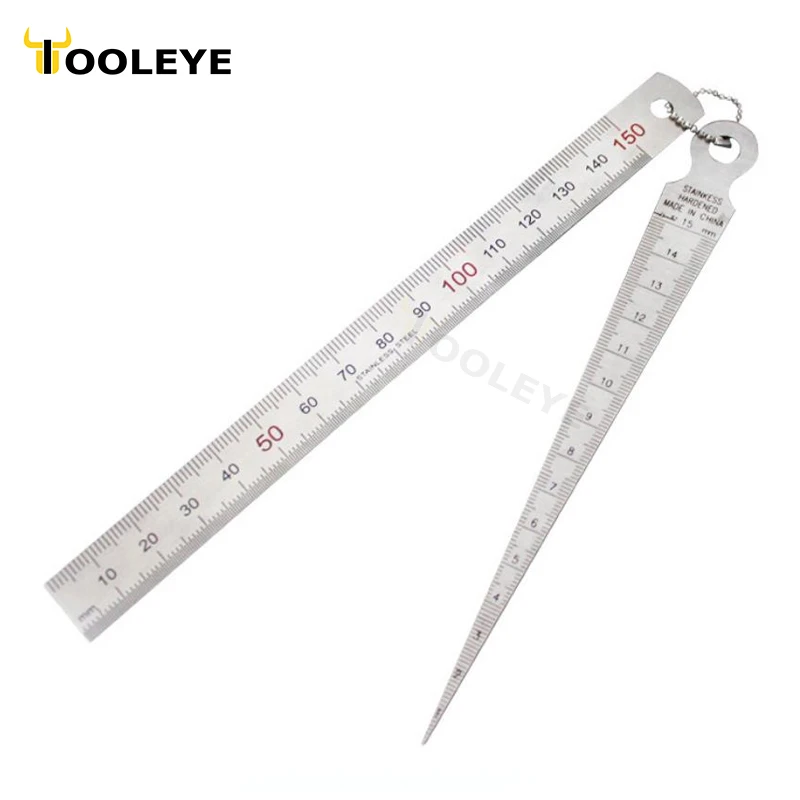 1 15mm Set Wedge Feeler Gauge Clearance Ruler Probe Taper Gauge Gap