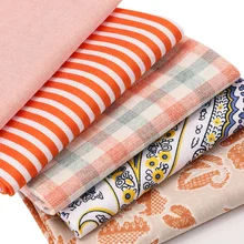 純粋な綿プリント生地ピンク森シリーズ手作りパッチワークdiy人形バンドル縫製布25*25センチメートル5ピース/パックP32